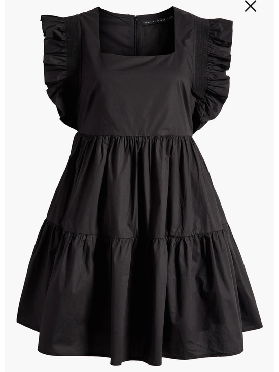 English Factory Dresses & Skirts - English factory Black Ruffle Dress NWT